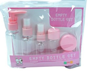 6 pc Travel Bottle Set