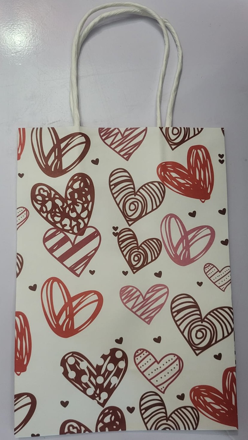 Gift Bag - hearts