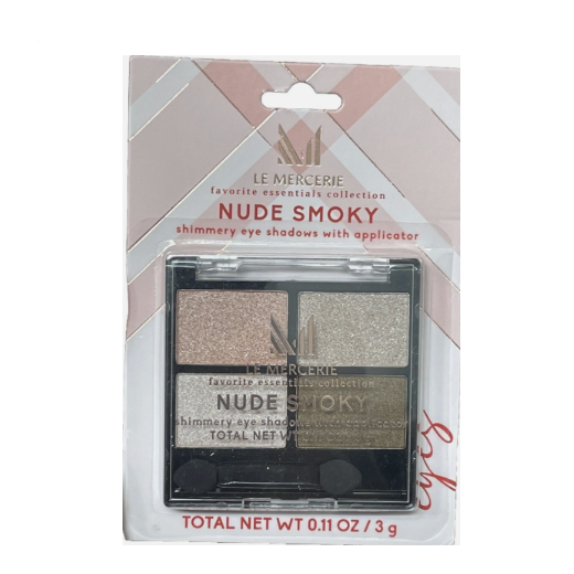 Le Mercerie Nude Smoky Shimmery Eye Shadows with applicator